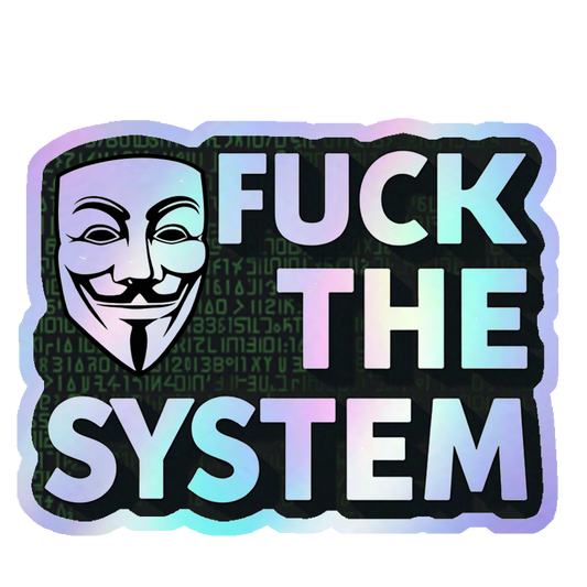 Anonymous Rebel Holographic Stickers
